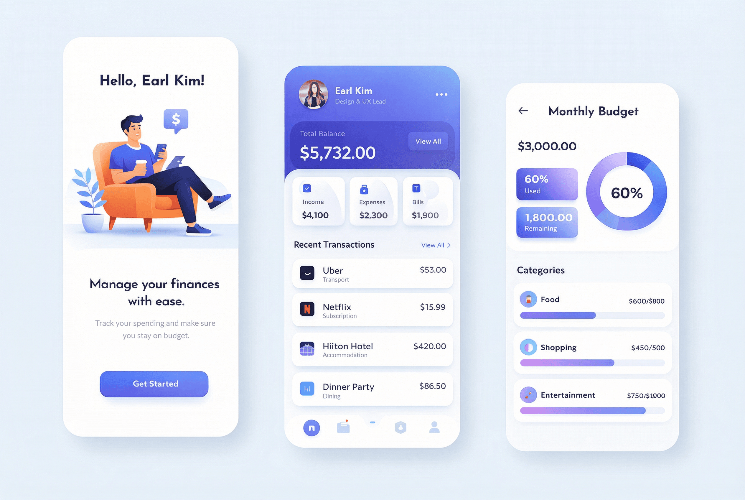 Transaction History View