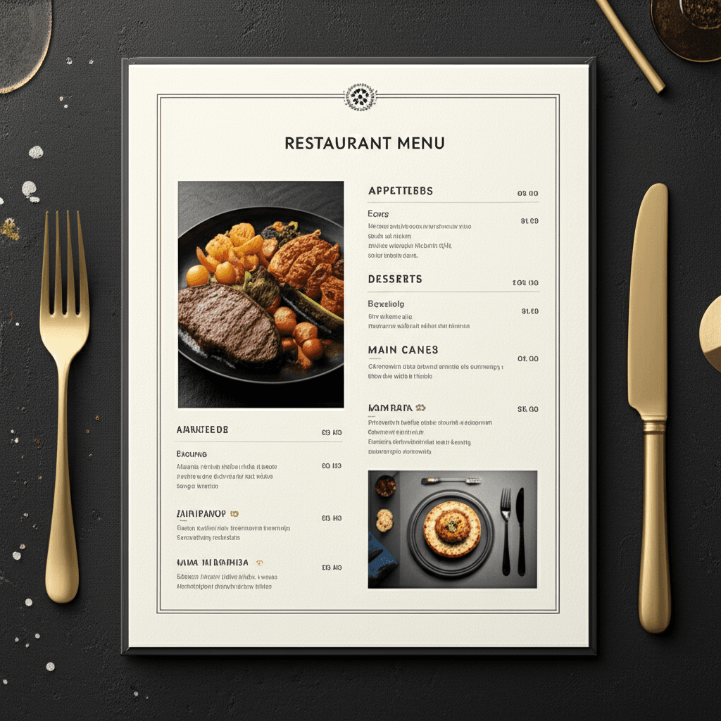 Restaurant Menu Design